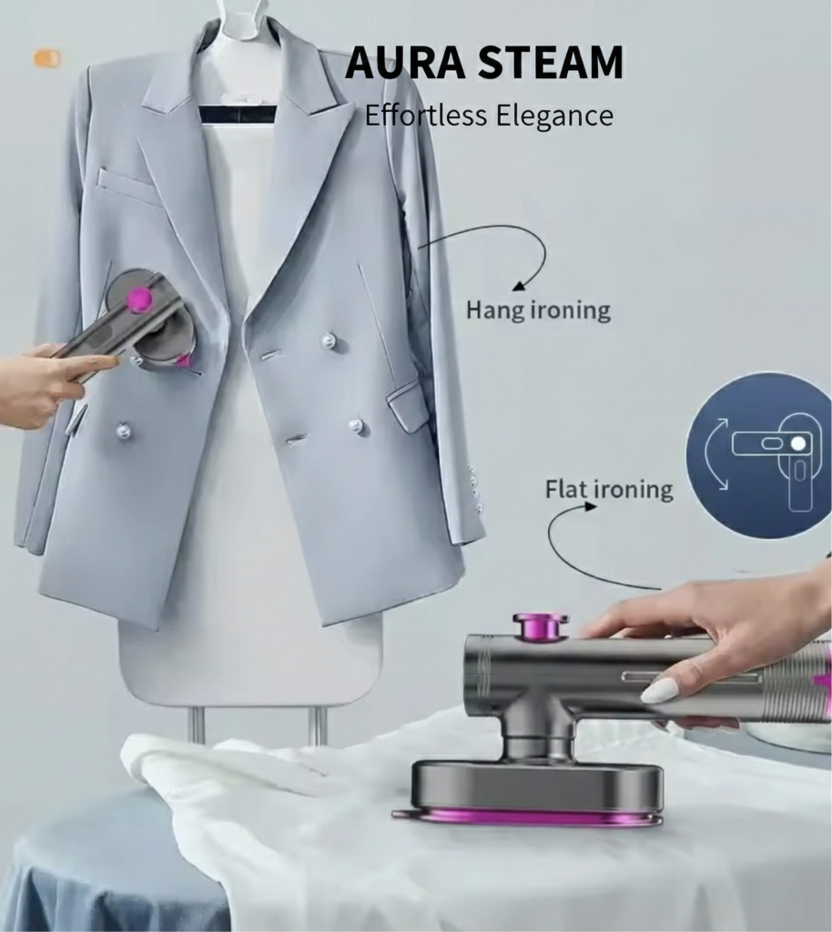 🌟 Optiverse™ Aura Glide: Pro Handheld Steamer