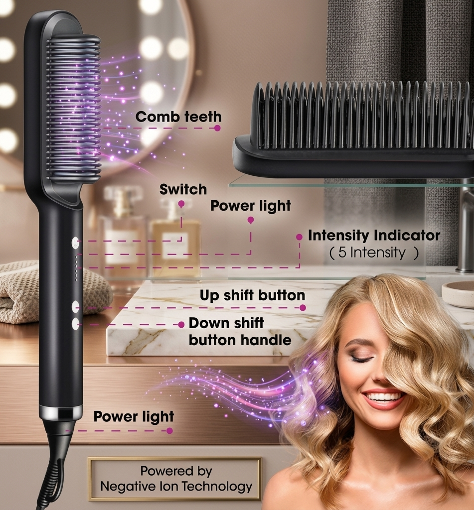 🌟Optiverse™ SilkGlide: Professional Thermal Brush