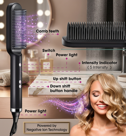 🌟Optiverse™ SilkGlide: Professional Thermal Brush