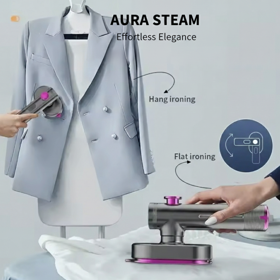 🌟 Optiverse™ Aura Glide: Pro Handheld Steamer